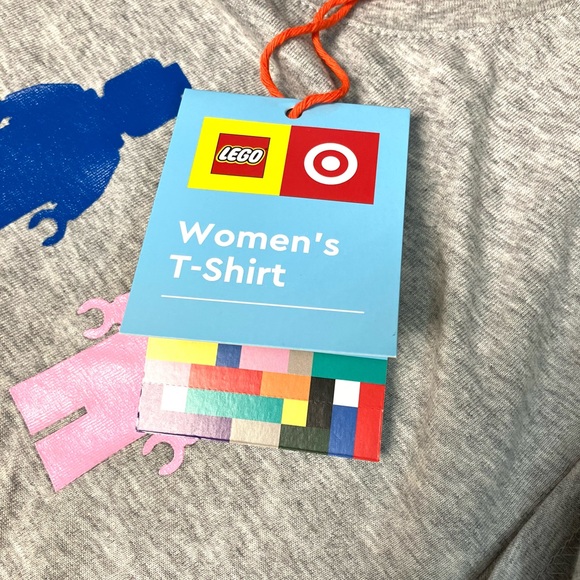 Womens Lego by Target Gray graphic T-shirt size S - Picture 5 of 5